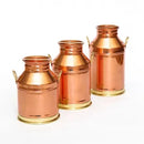 LEITEIRAS TRIO DE COBRE